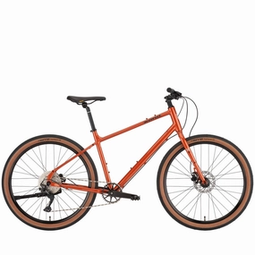 Kona Dew Plus Flat Bar Road Bike - Orange Rust