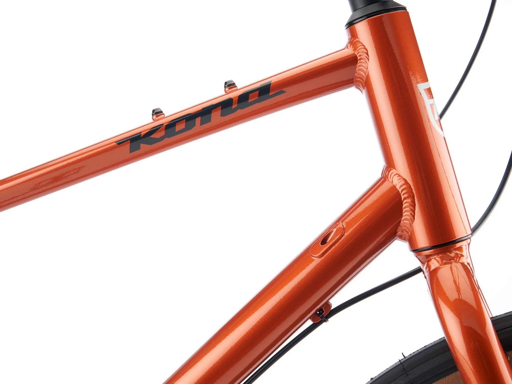 Kona Dew Plus Flat Bar Road Bike - Orange Rust