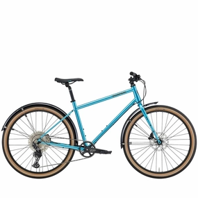 Kona Dr Dew Flat Bar Road Bike - Gloss Metallic Blue