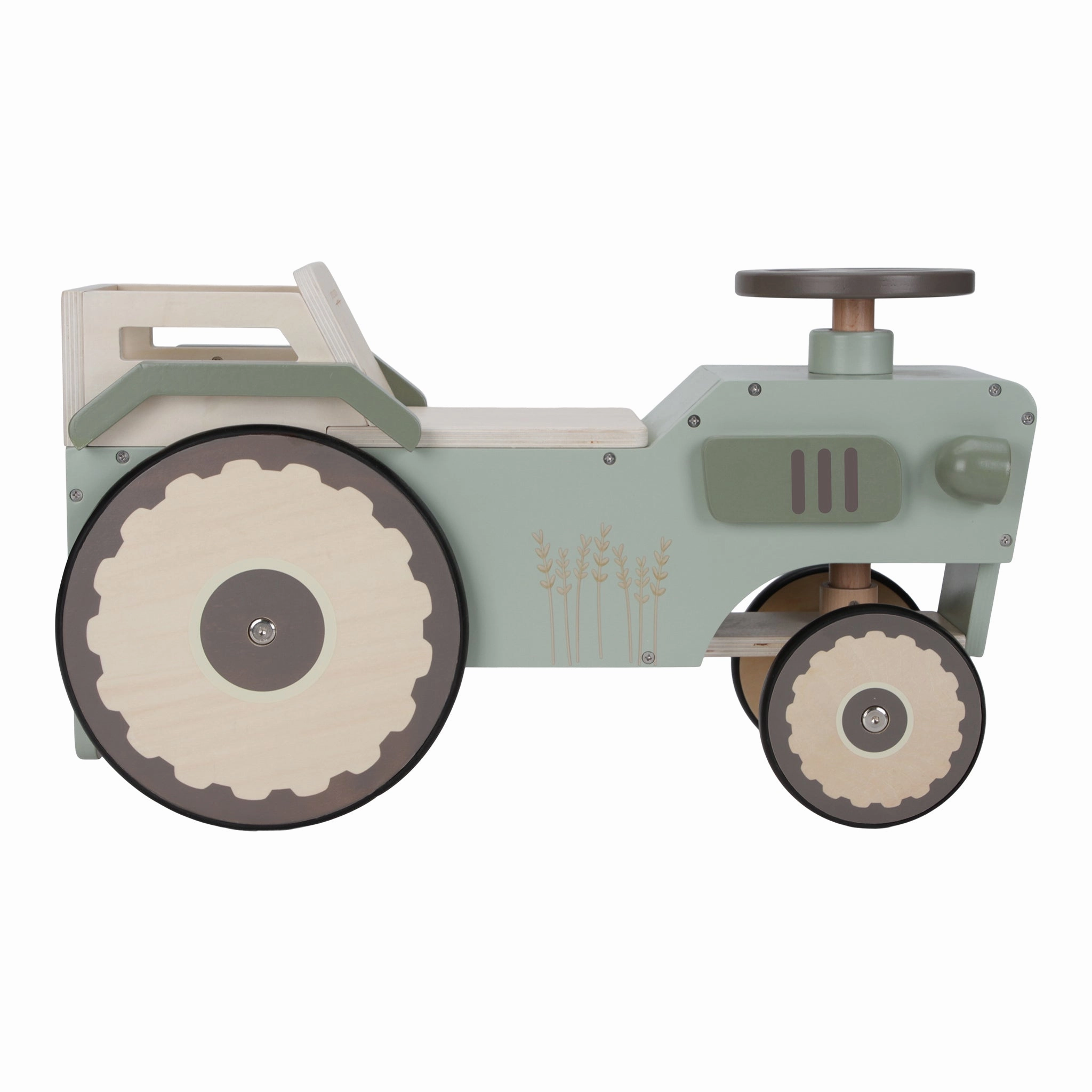 Little Dutch Wooden Ride On Tractor - Little Farm
