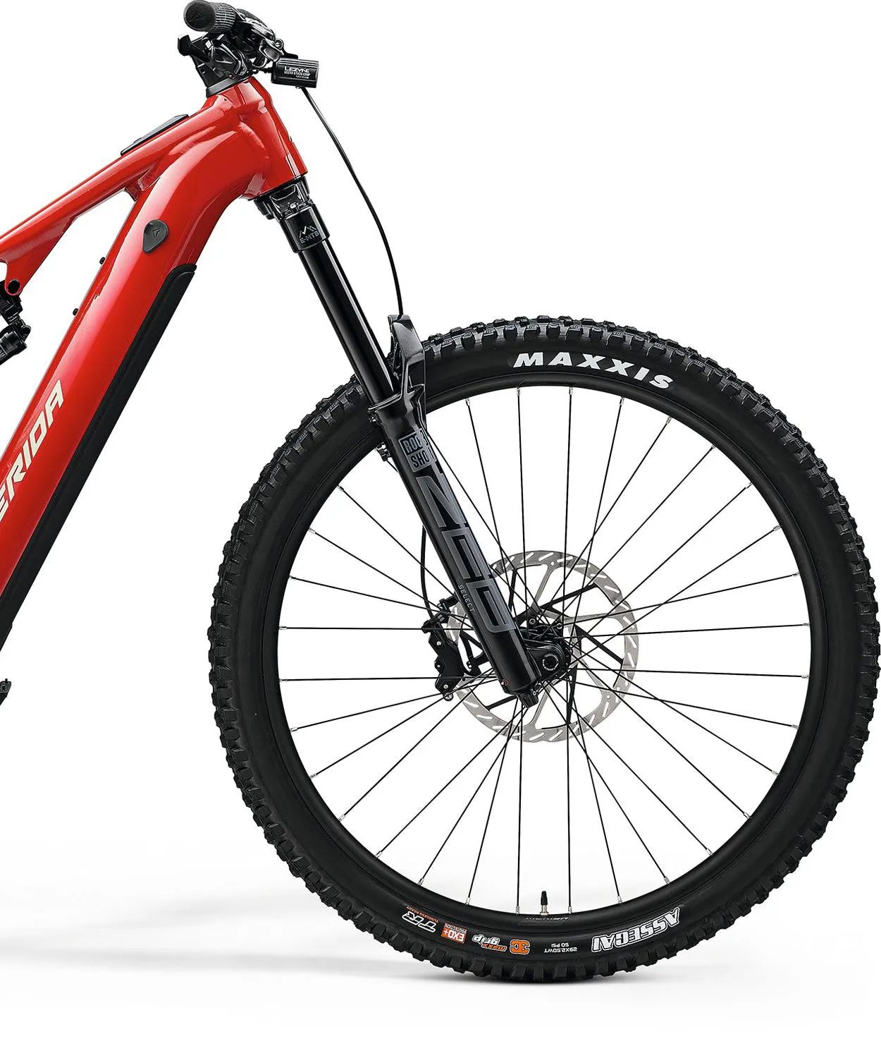 Merida eOne-Eighty 700 Electric Full Suspension Mountain Bike 2025 - Glossy Heritage Red