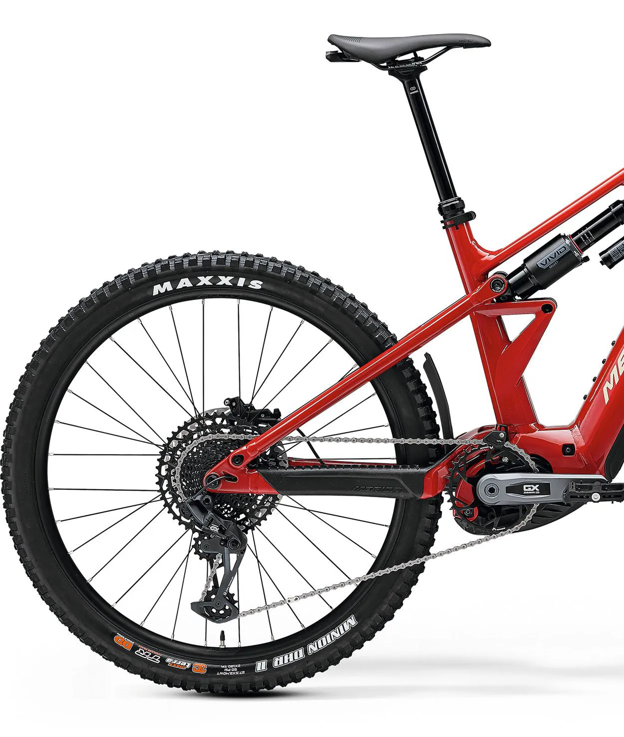 Merida eOne-Eighty 700 Electric Full Suspension Mountain Bike 2025 - Glossy Heritage Red