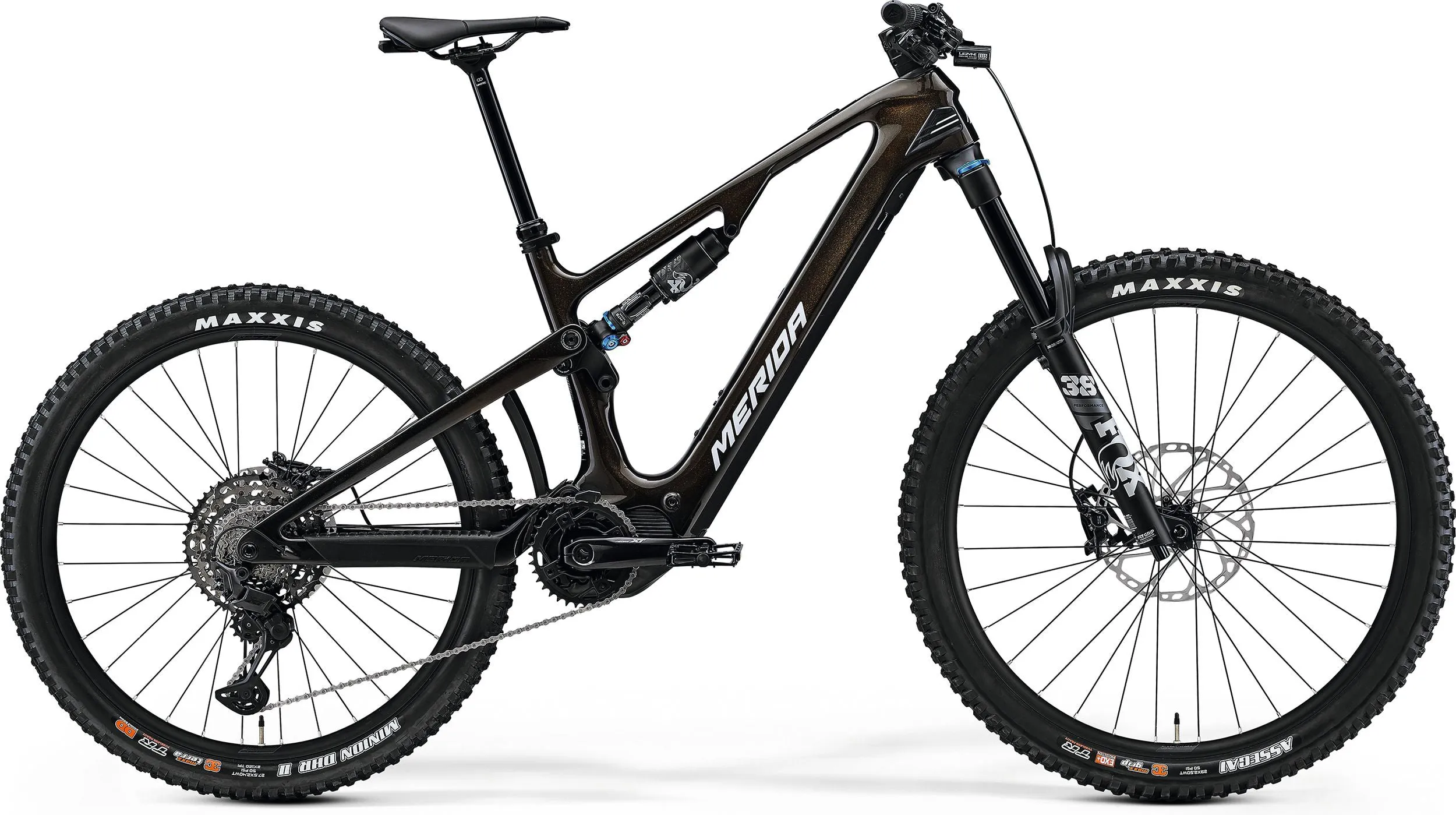 Merida eOne-Sixty 7000 Electric Full Suspension Mountain Bike 2024 - Gold