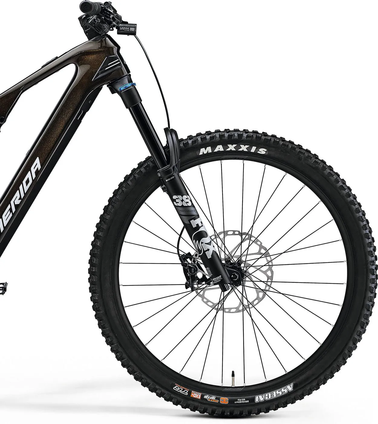 Merida eOne-Sixty 7000 Electric Full Suspension Mountain Bike 2024 - Gold