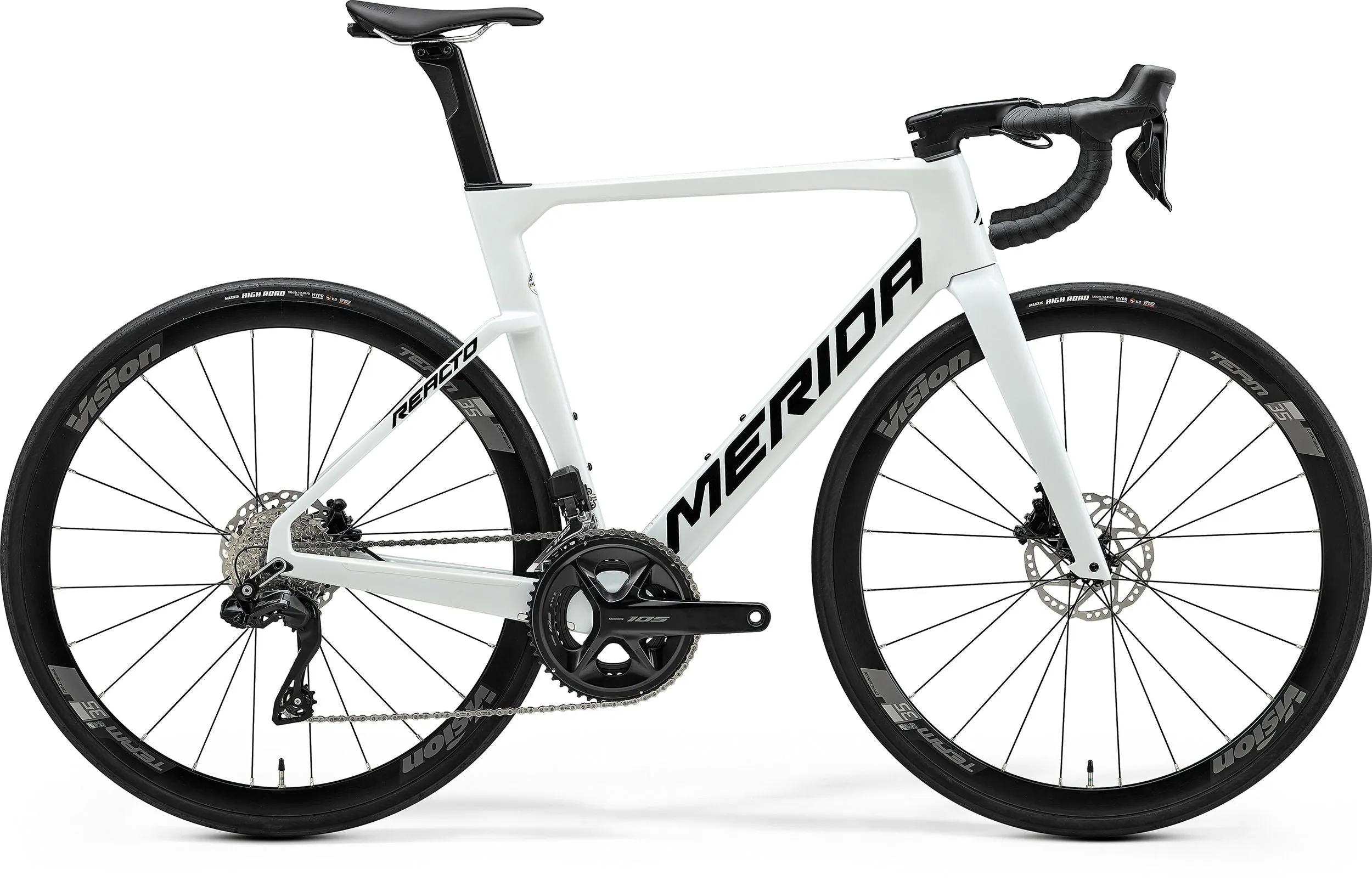 Merida Reacto 5000 IV1 (Pearl White/Black)