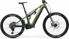 Merida eOne-Eighty 900 Electric Full Suspension Mountain Bike 2025 - Glossy Anaconda Green