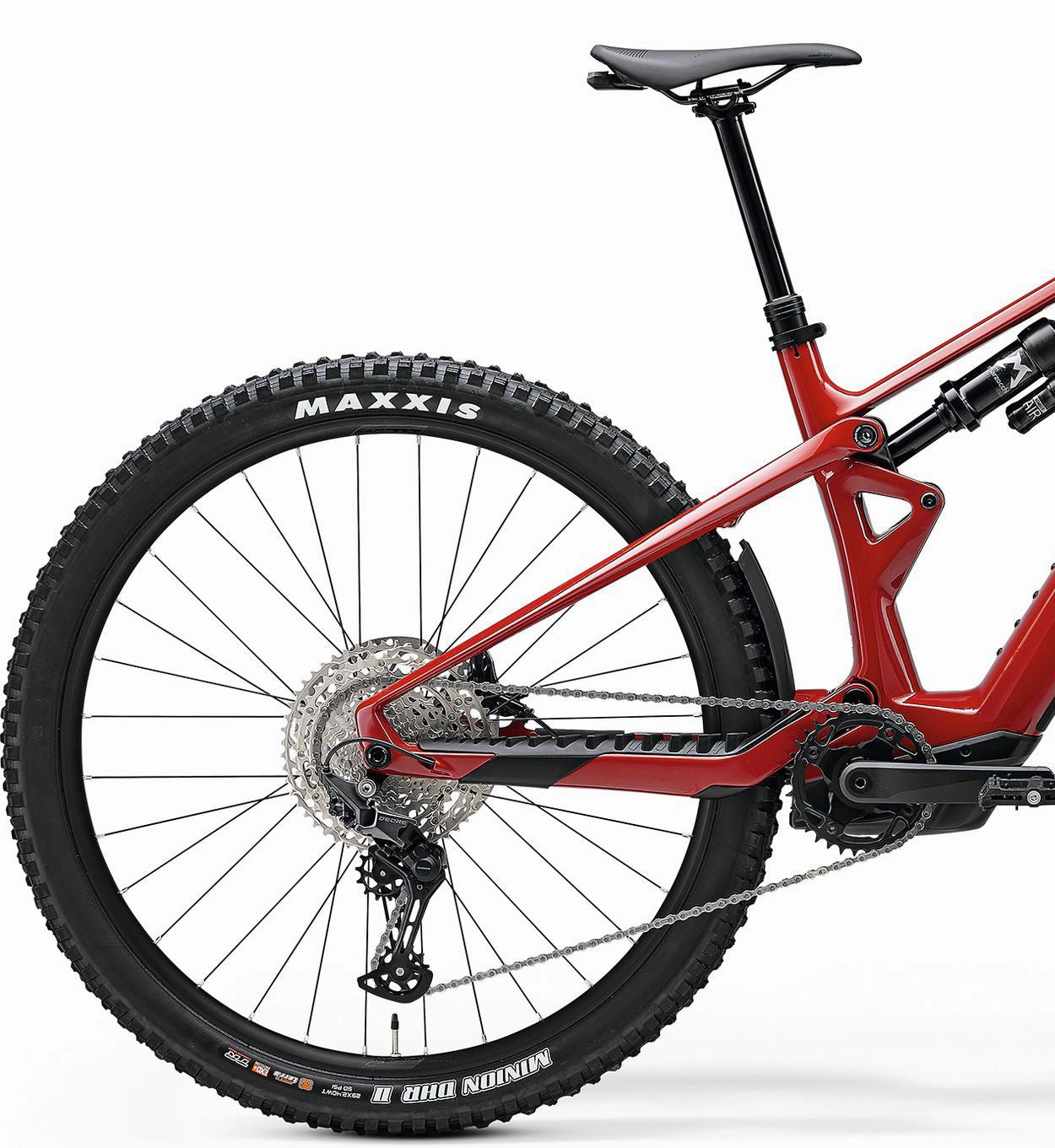 Merida eOne-Sixty SL 6000 Carbon Electric Full Suspension Mountain Bike 2025 - Glossy Heritage Red