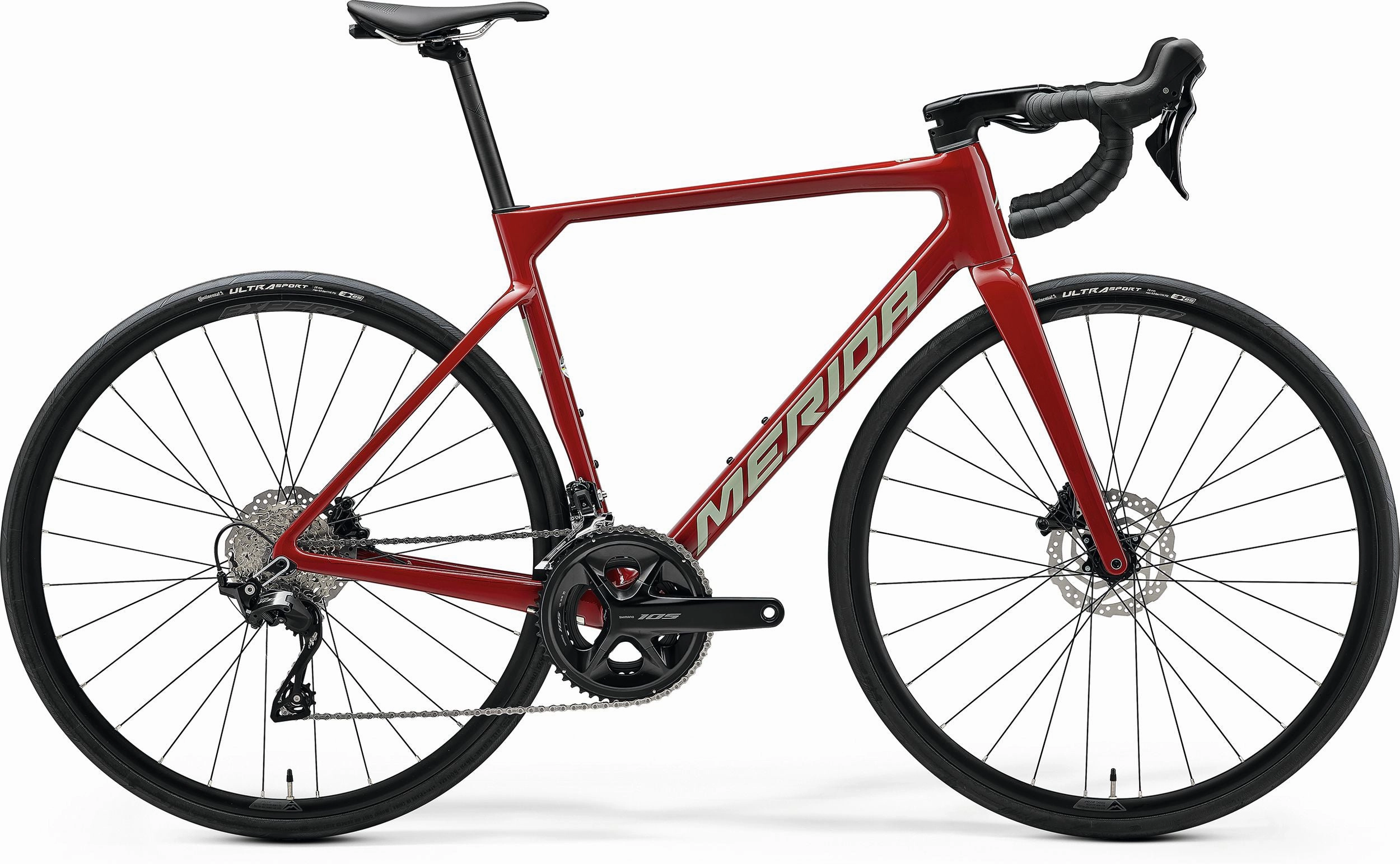 Merida Scultura 4000 Carbon Road Bike 2025 - Heritage Red