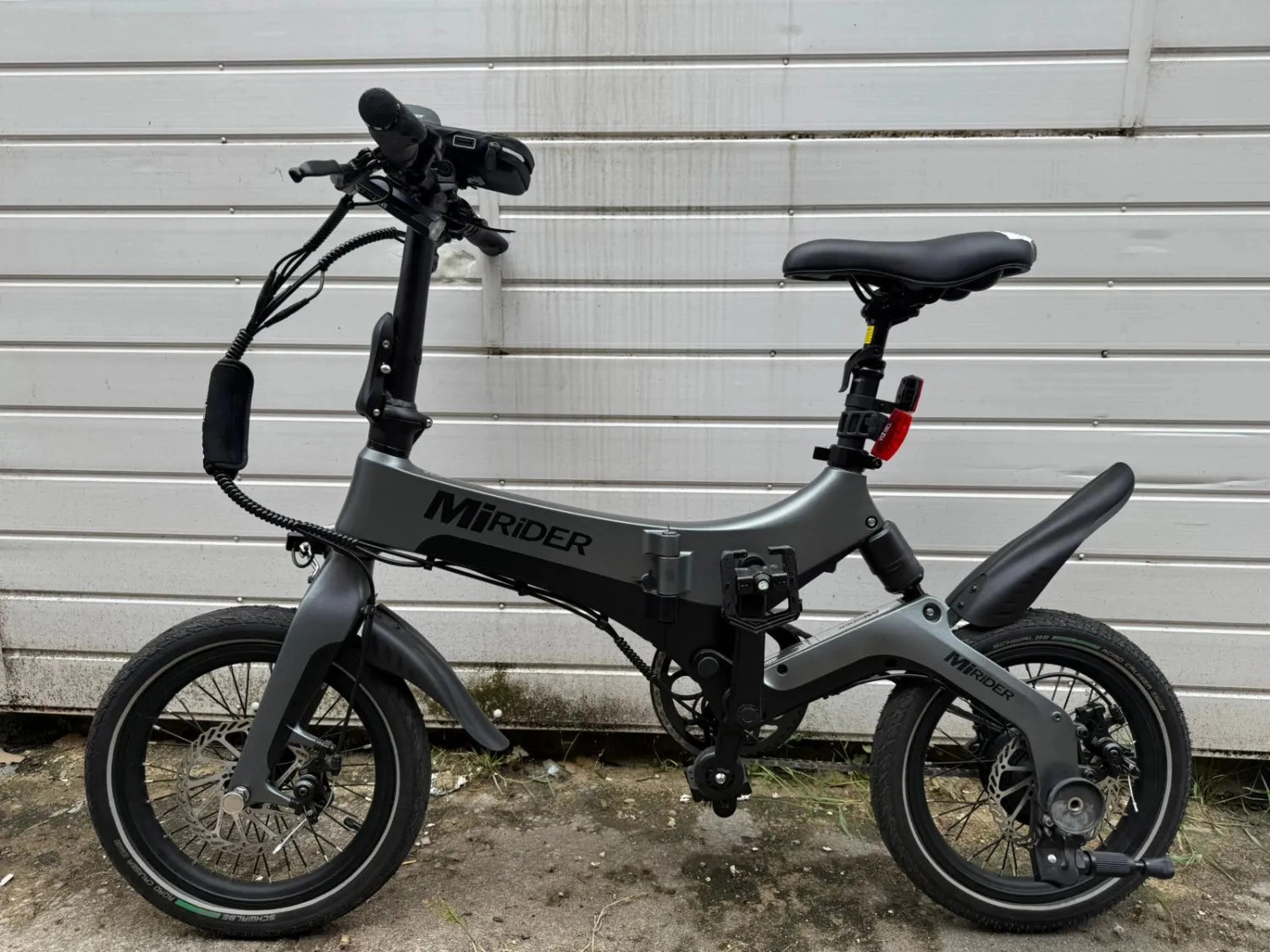 MiRider  One 2023 Folding Electric Bike - Onyx Grey