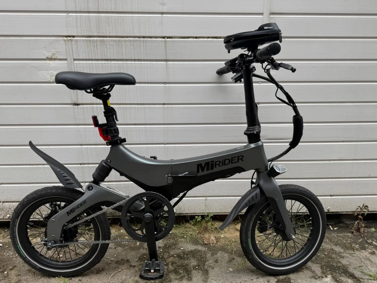 MiRider  One 2023 Folding Electric Bike - Onyx Grey