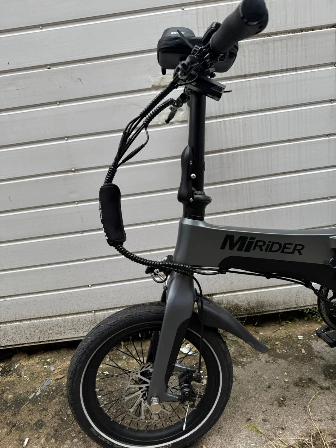 MiRider  One 2023 Folding Electric Bike - Onyx Grey