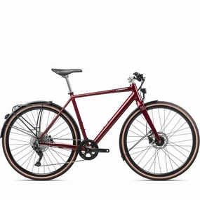 ORBEA Carpe 10 Commuter Bike - Metallic Dark Red