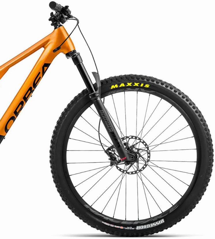 Orbea Rise H30 Electric Full Suspension Mountain Bike Ex-Demo 2022 - Orange & Black