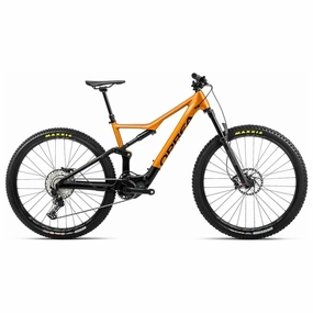 Orbea Rise H30 Electric Full Suspension Mountain Bike Ex-Demo 2022 - Orange & Black