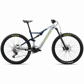 Orbea Rise H30 Electric Mountain Bike 2023 - Iceberg Grey & Moondust Blue