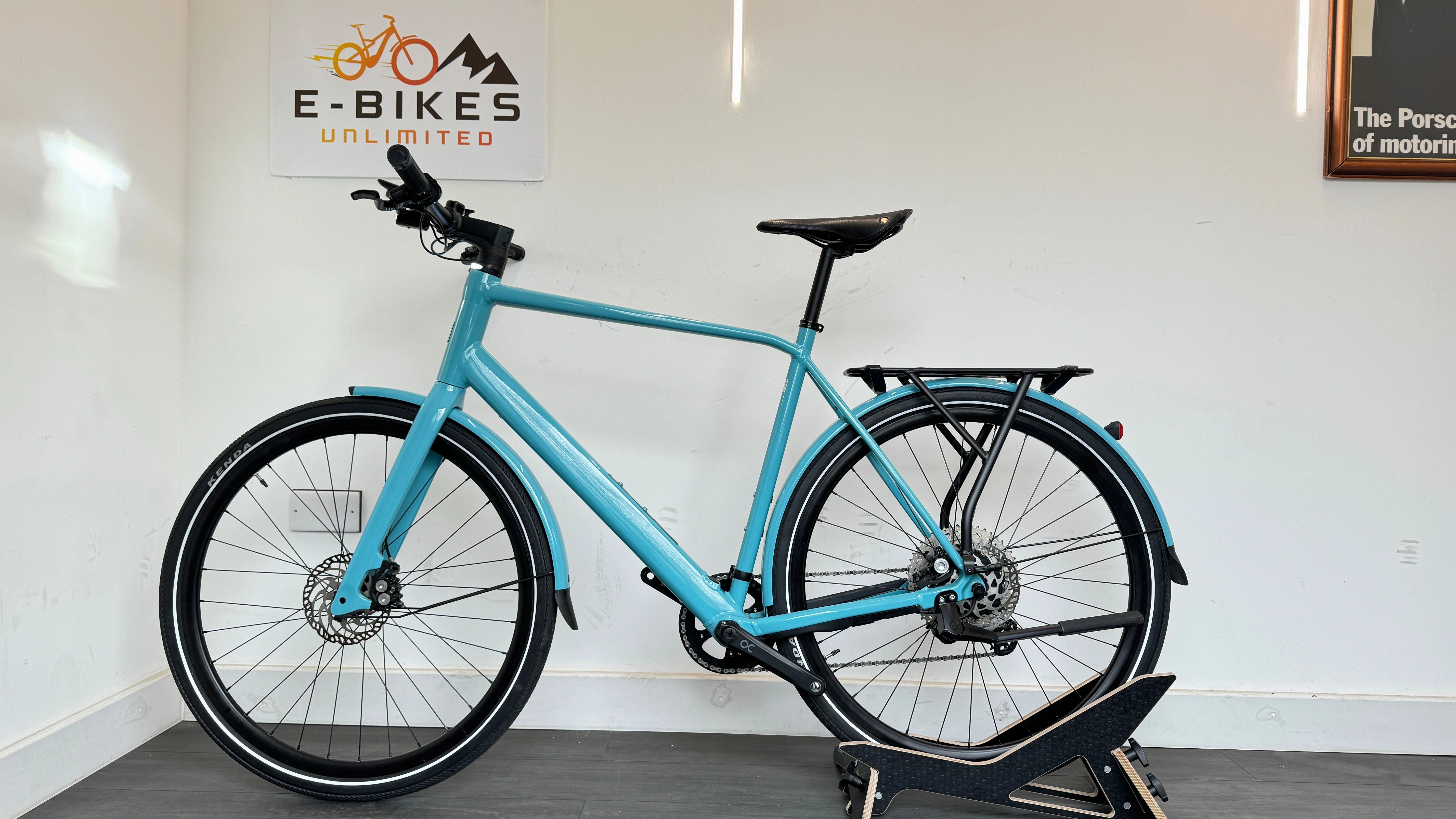 Orbea Vibe H30 Hybrid/City Bike XL EXTRA LARGE Flat Bar Sky Blue Electric Bike