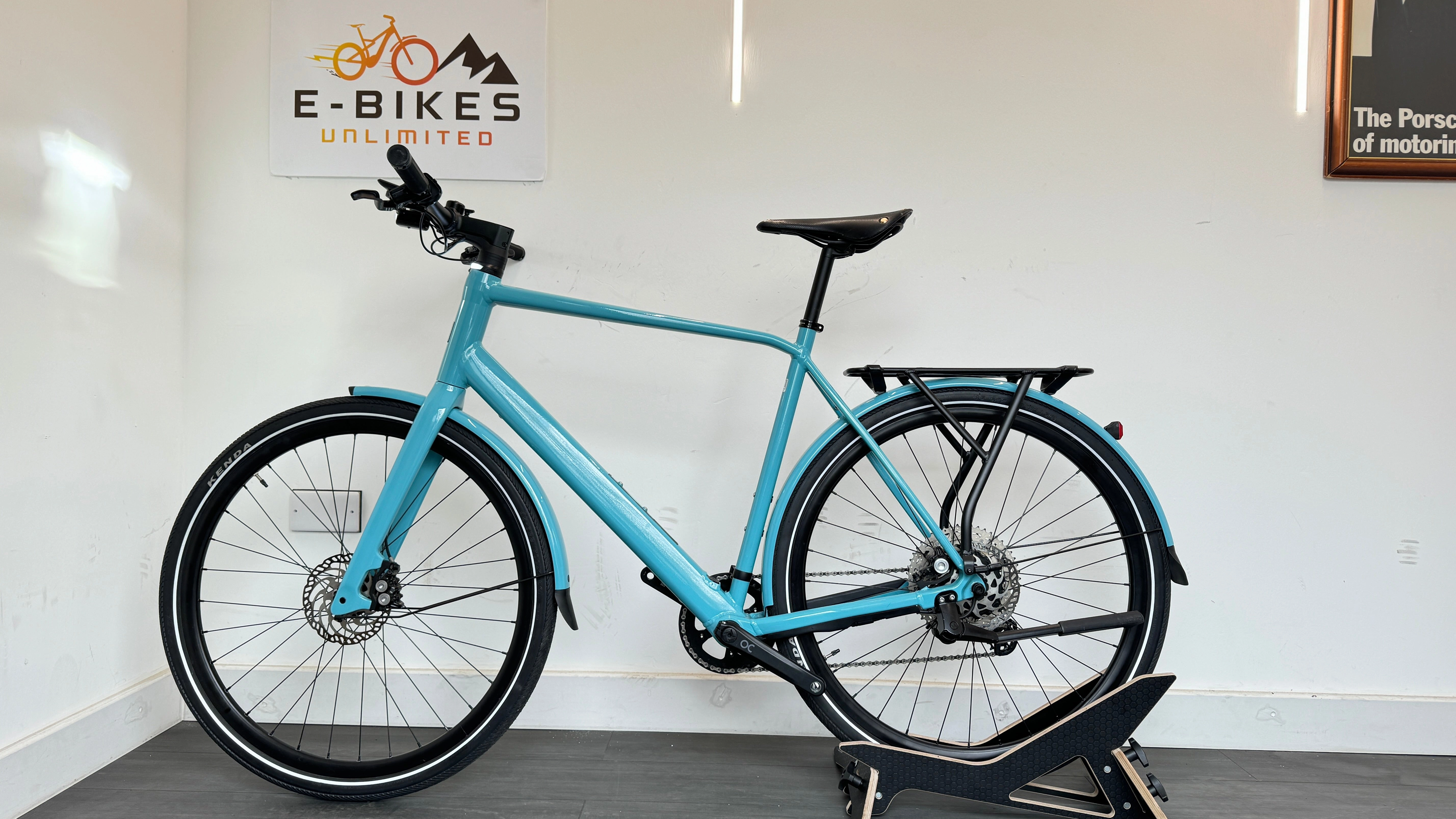 Orbea Vibe H30 Hybrid/City Bike XL EXTRA LARGE Flat Bar Sky Blue Electric Bike