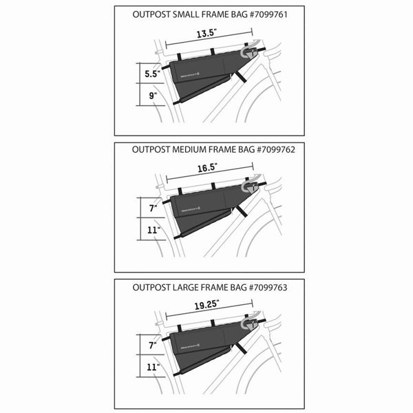 Outpost Frame Bag - M