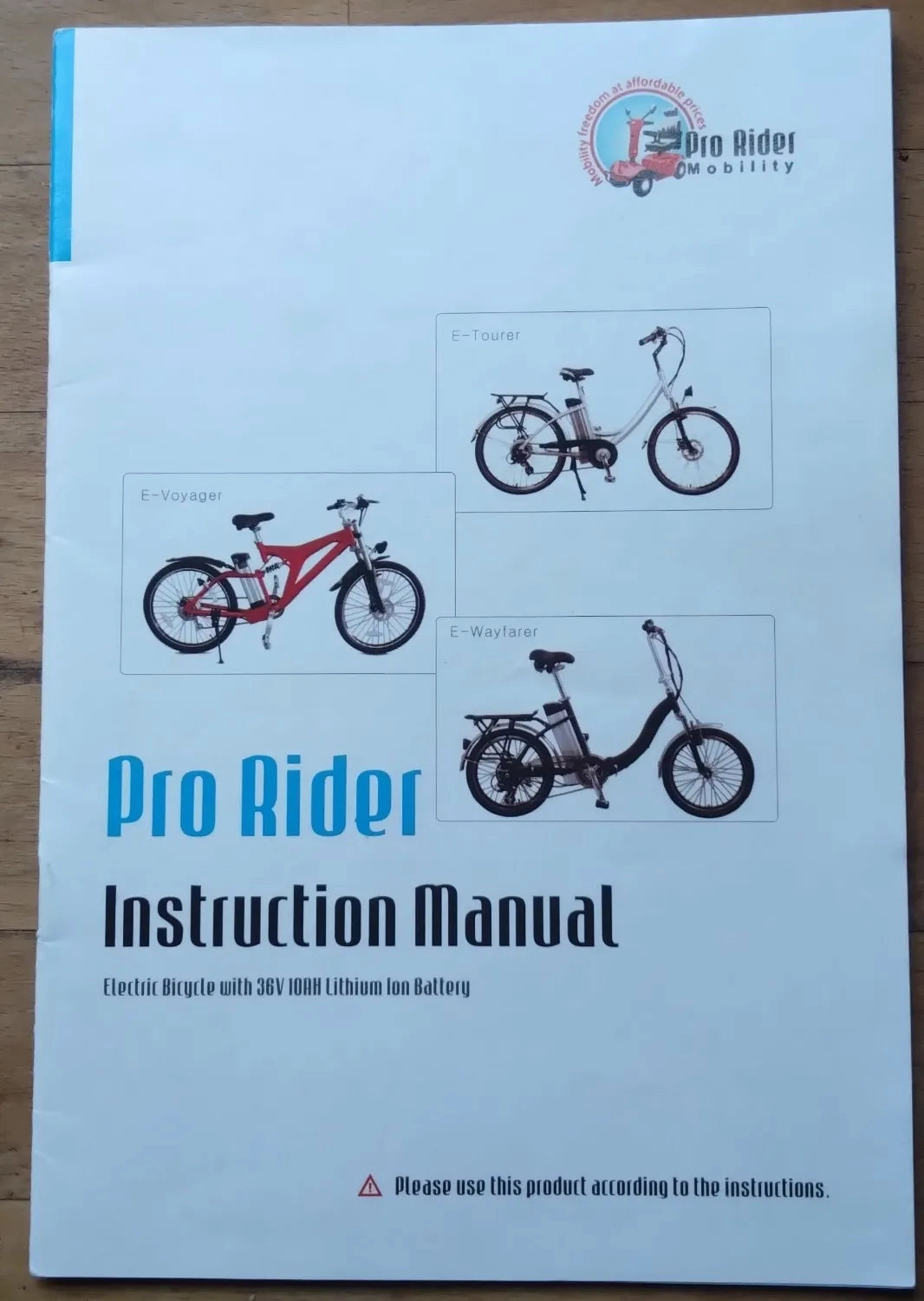 Pro Rider E-tourer electric city bike 2011