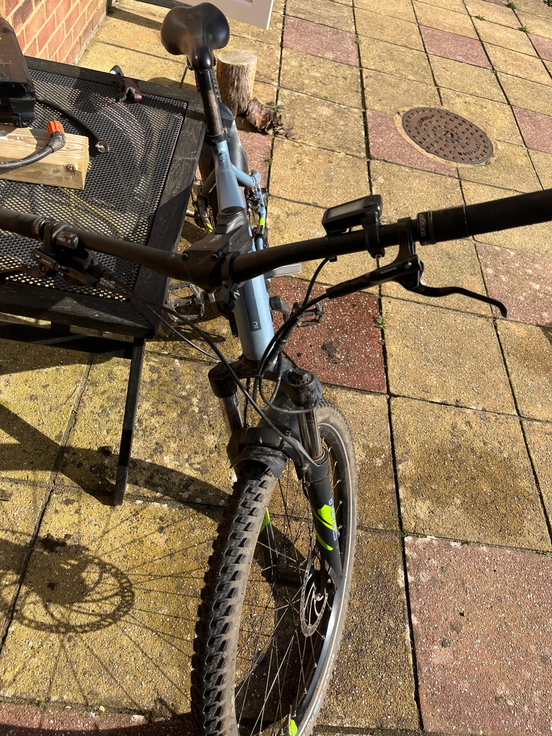 Rockrider 27.5" Hardtail Electric Mountain Bike E-ST100 2023