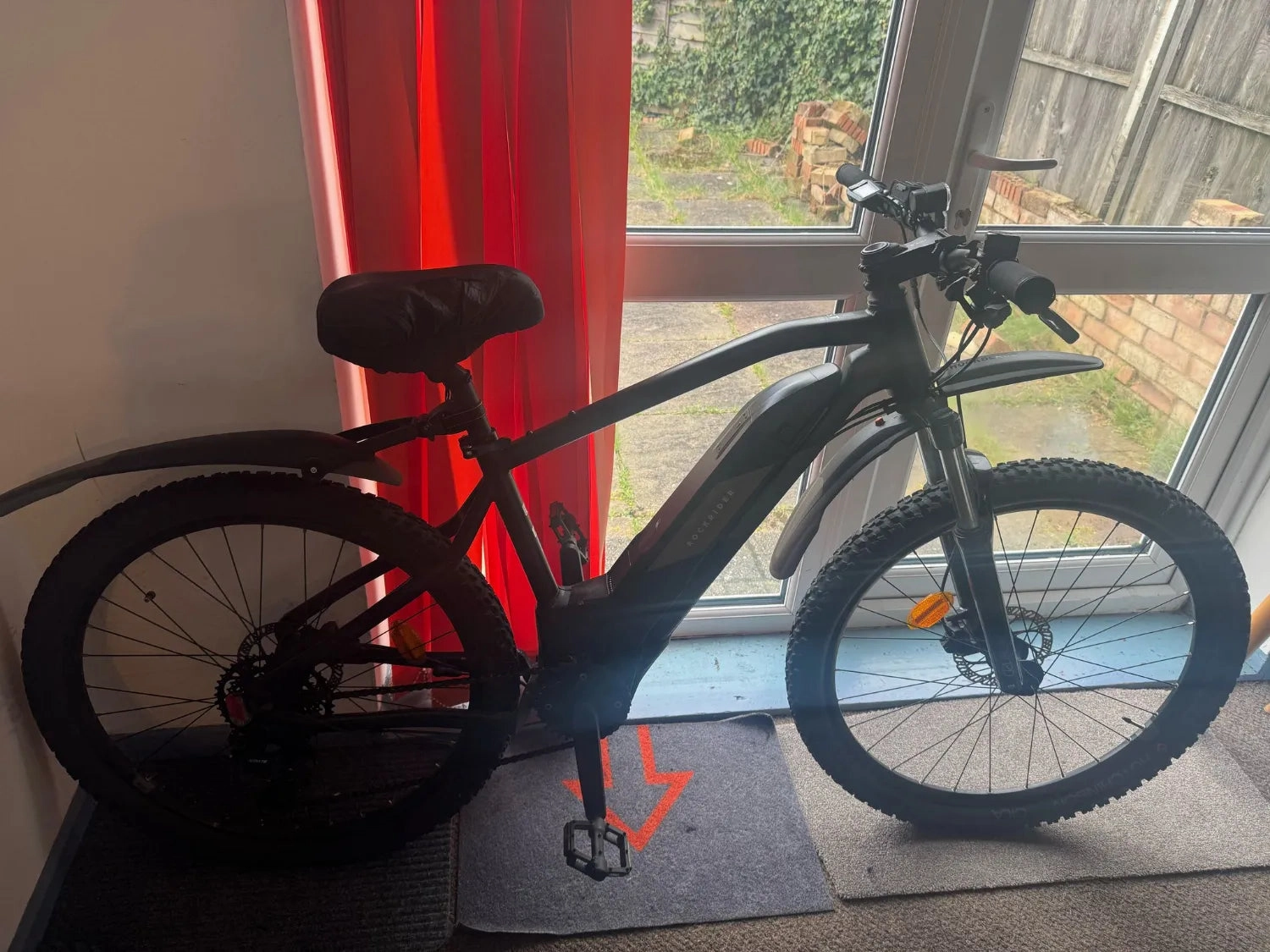ROCKRIDER 27.5" Hardtail Electric Mountain Bike E-ST 500 2023