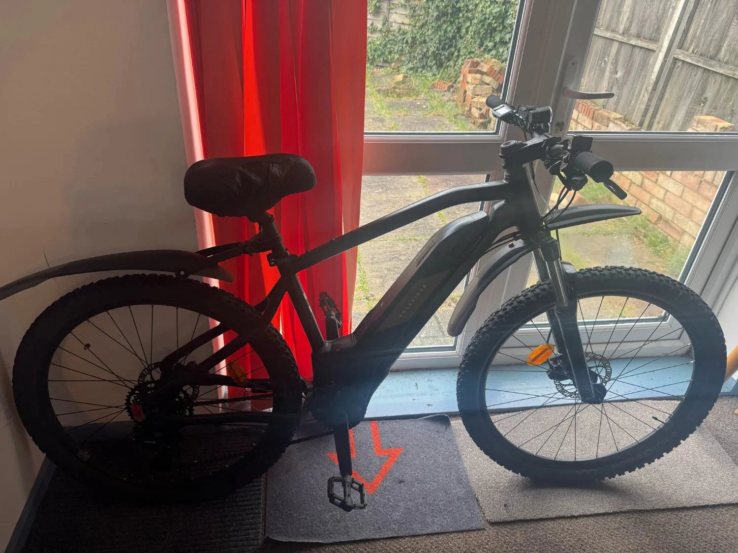 ROCKRIDER 27.5" Hardtail Electric Mountain Bike E-ST 500 2023