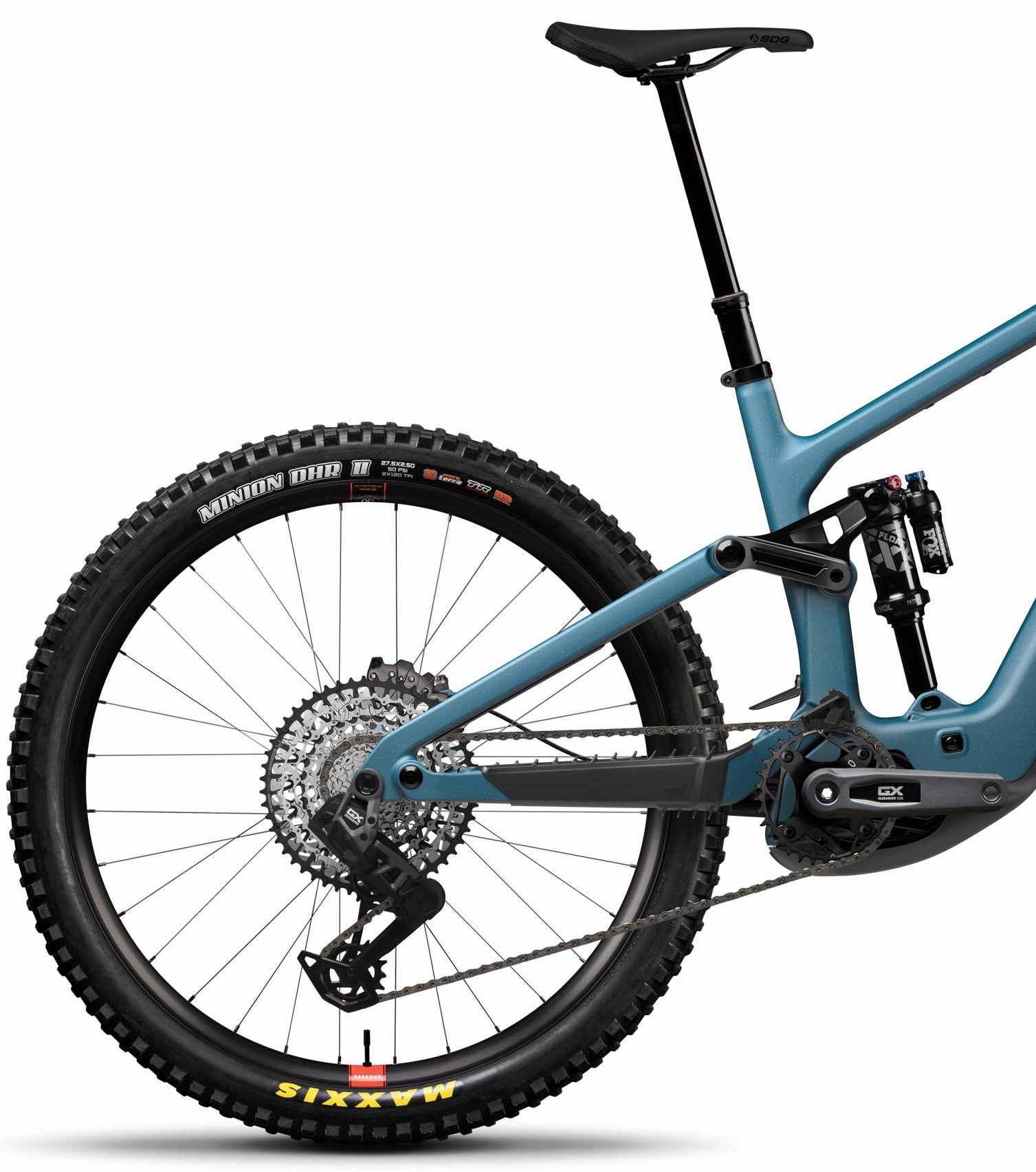 Santa Cruz Bullit 4 C MX 90 Carbon Electric Full Suspension Mountain Bike 2025 - Matte Teal