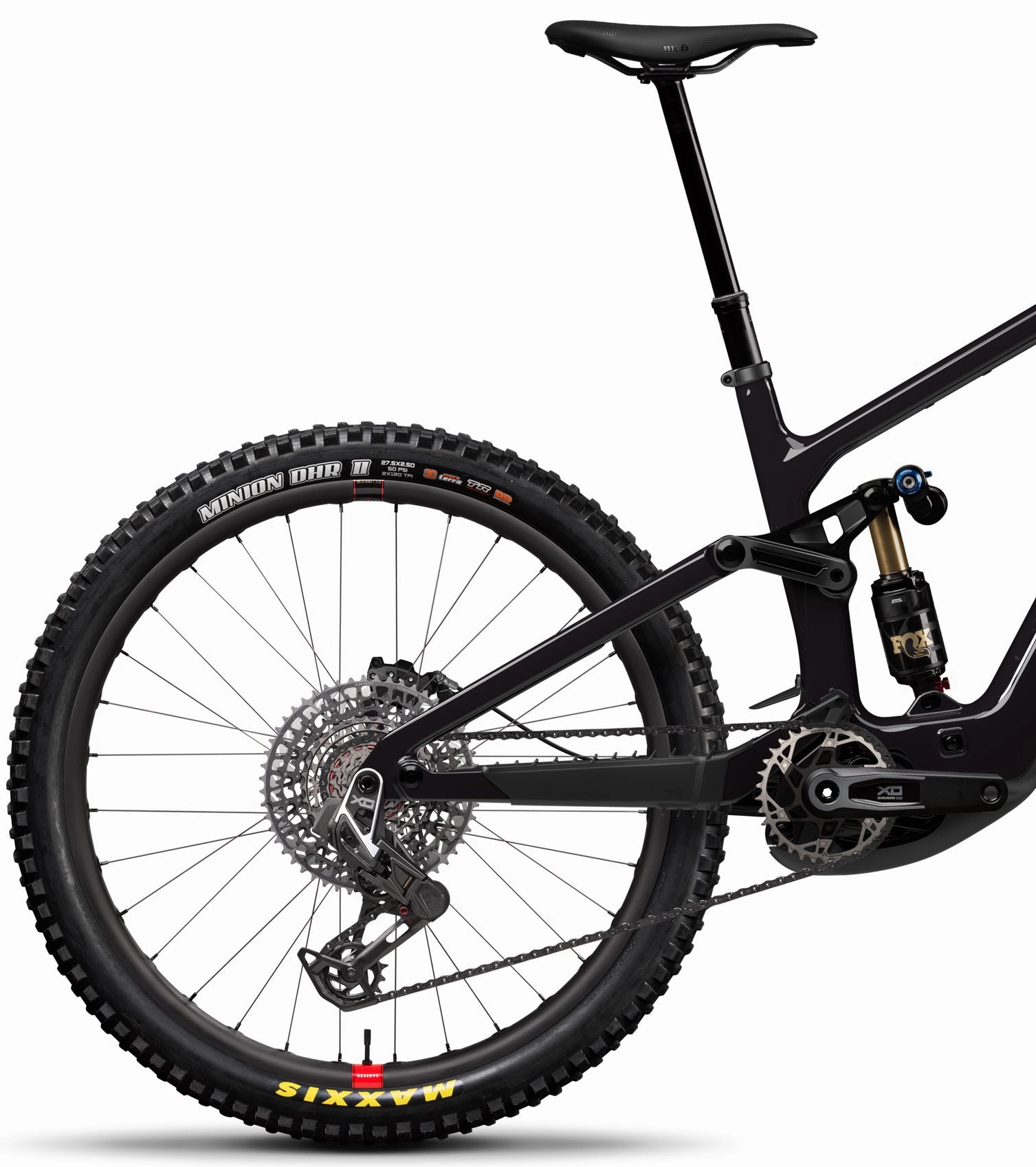 Santa Cruz Bullit 4 CC MX X0 AXS Reserve Carbon Electric Full Suspension Mountain Bike 2025 - Gloss Black