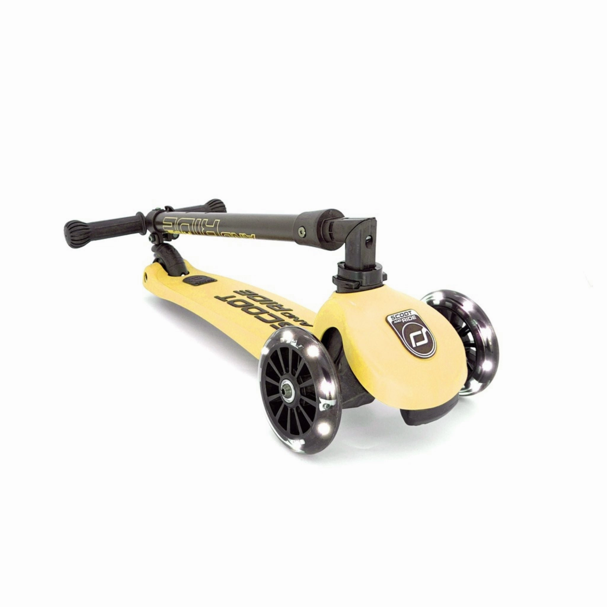 Scoot & Ride Highwaykick 3 LED Scooter - Lemon