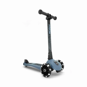 Scoot & Ride Highwaykick 3 LED Scooter - Steel