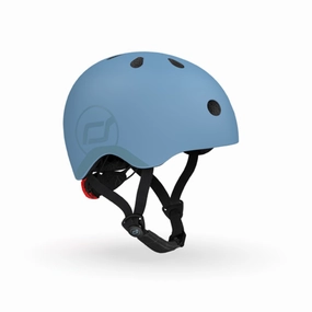 Scoot & Ride Kids Helmet 51-55cm  - Steel