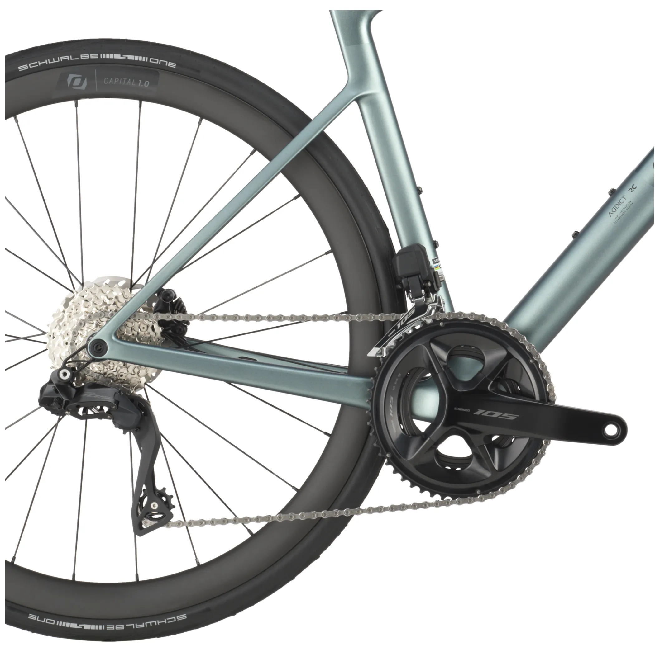 SCOTT Addict RC 30 Bike Whale Grey