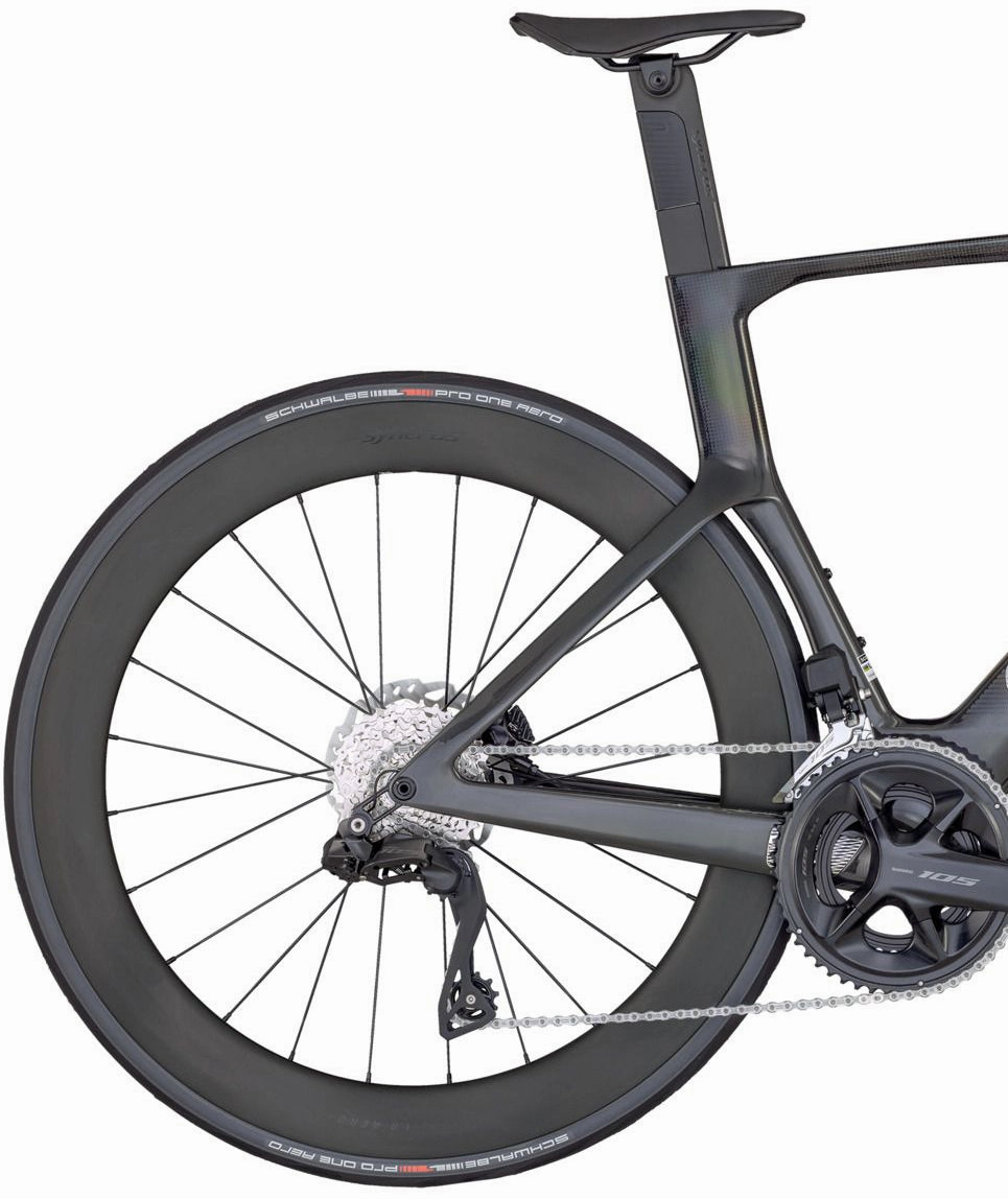 Scott Foil RC 20 105 Di2 Carbon Road Bike 2025 - Metallic Black