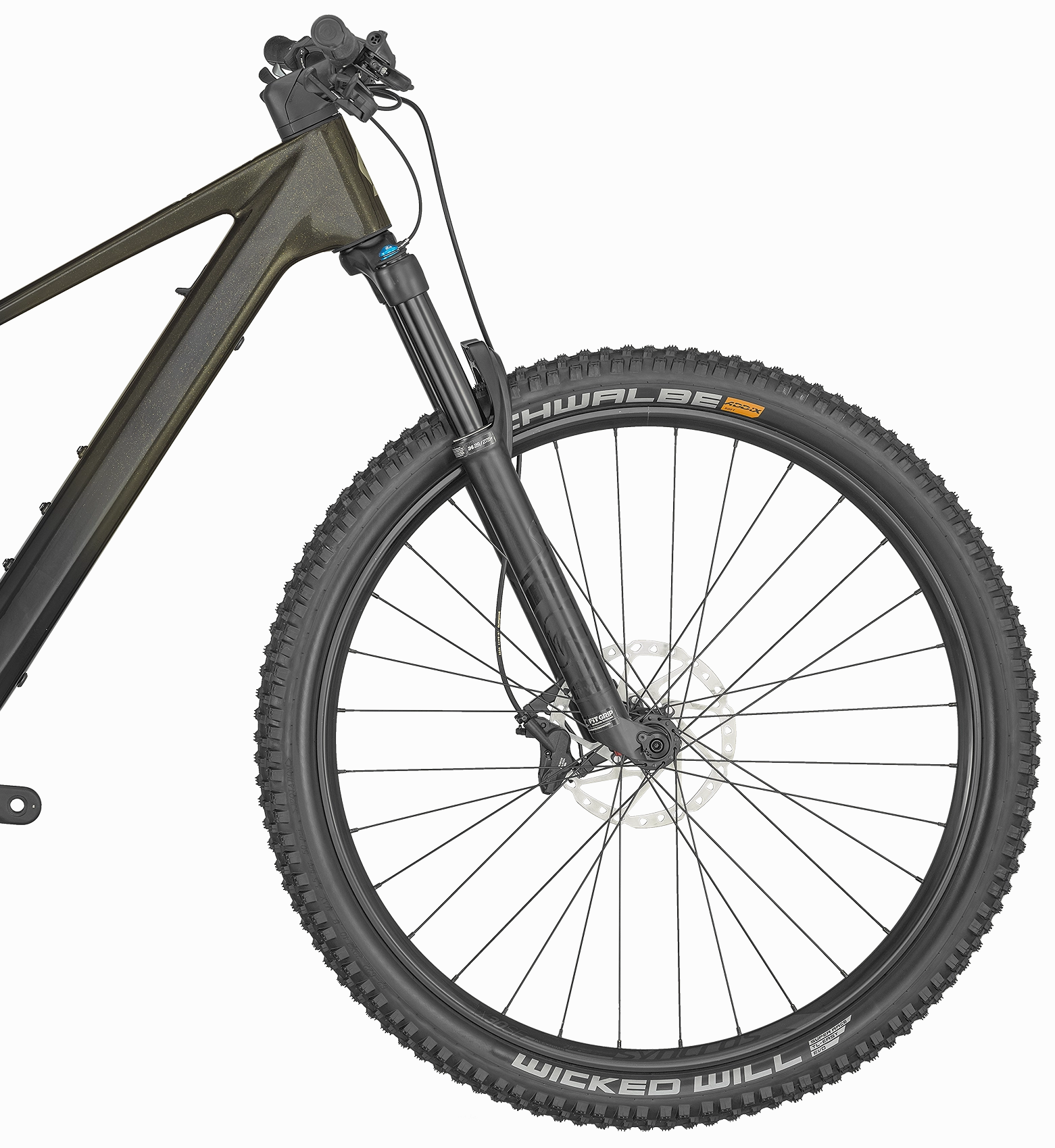 Scott Lumen eRide 910 Cabon Electric Full Suspension Mountain Bike 2024 - Olive Green
