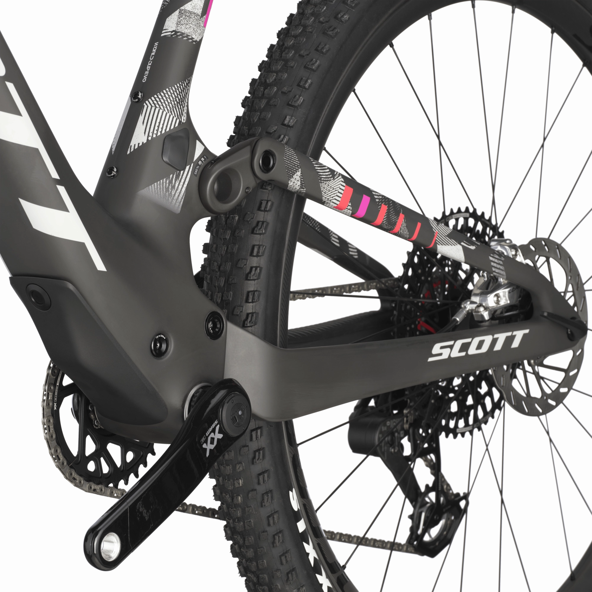 SCOTT Spark RC World Cup Evo Flight Attendant - Black white