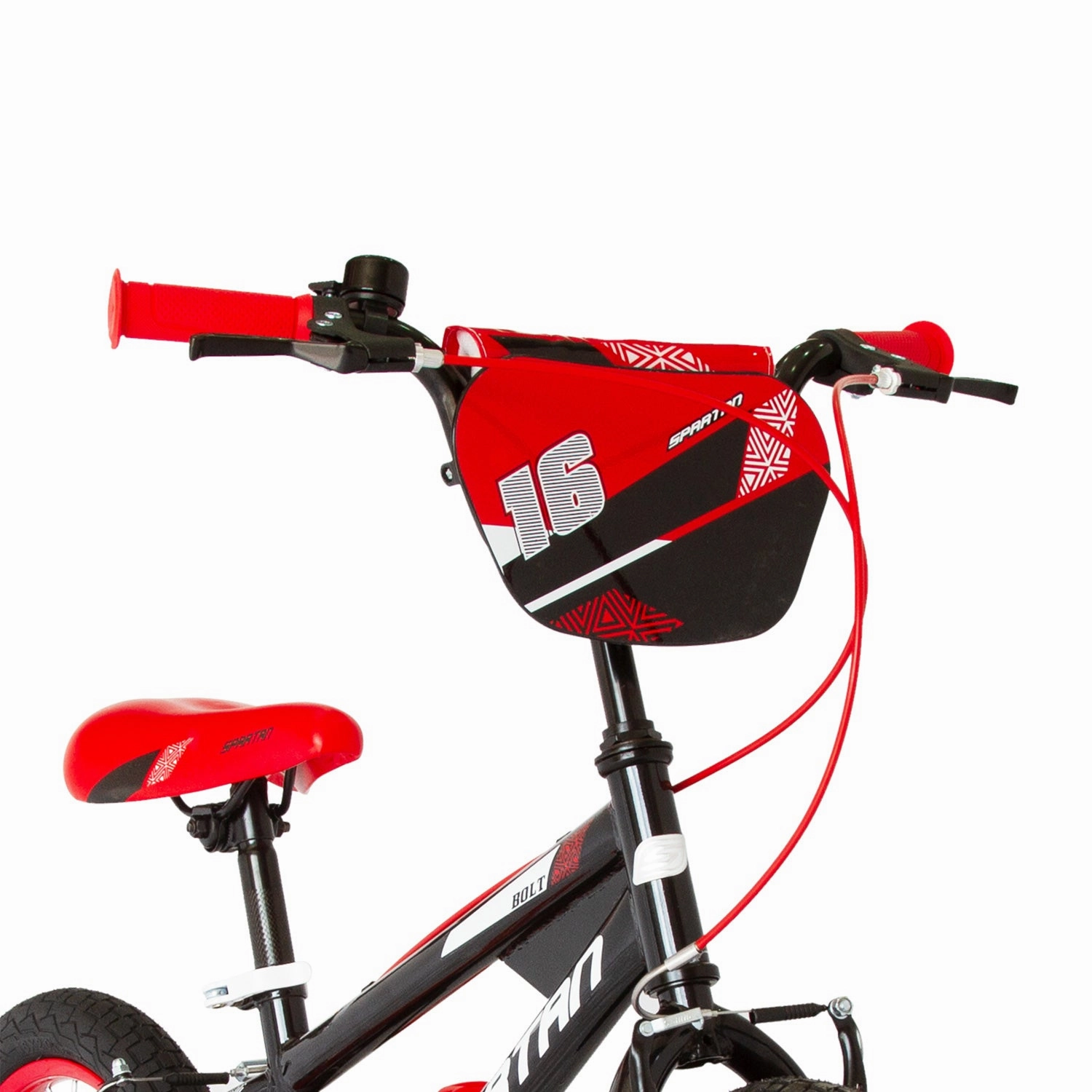 Spartan 16" Bolt Bicycle - Black