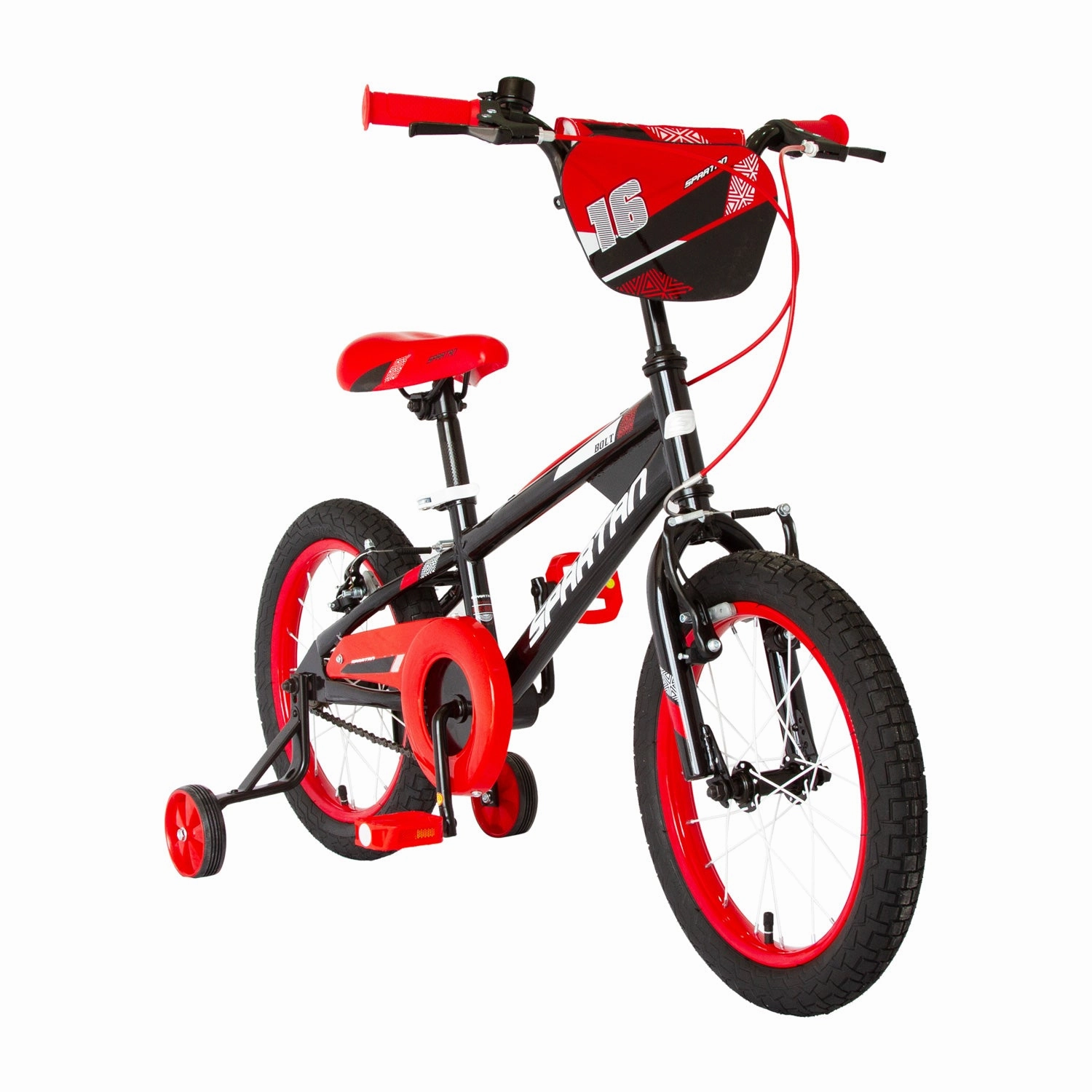 Spartan 16" Bolt Bicycle - Black