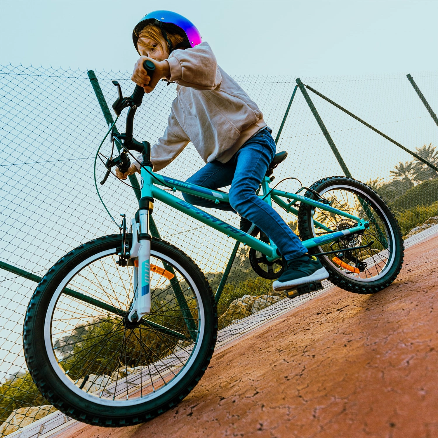 Spartan 20" Azure Girls MTB Bicycle - Teal