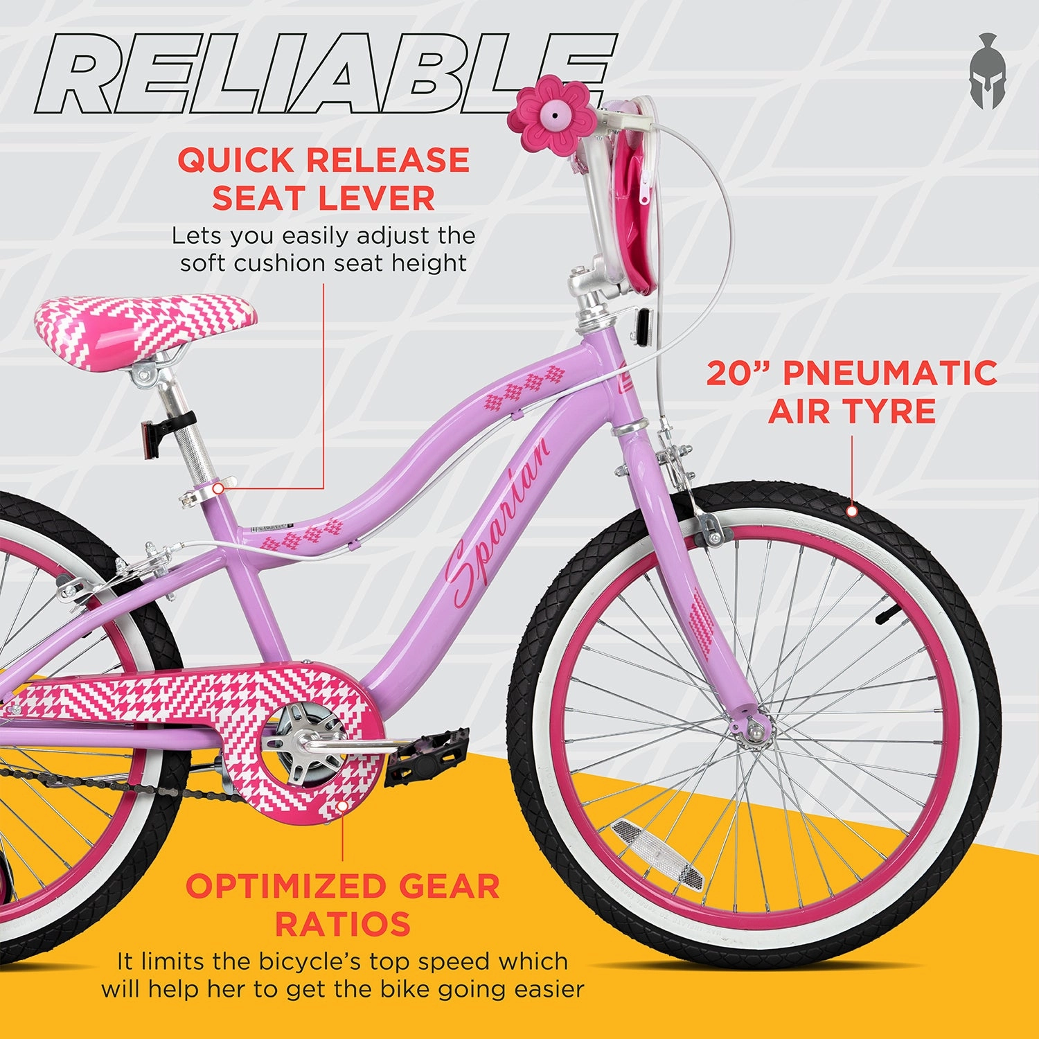 Spartan 20" Serena Bicycle w/ Training Wheels