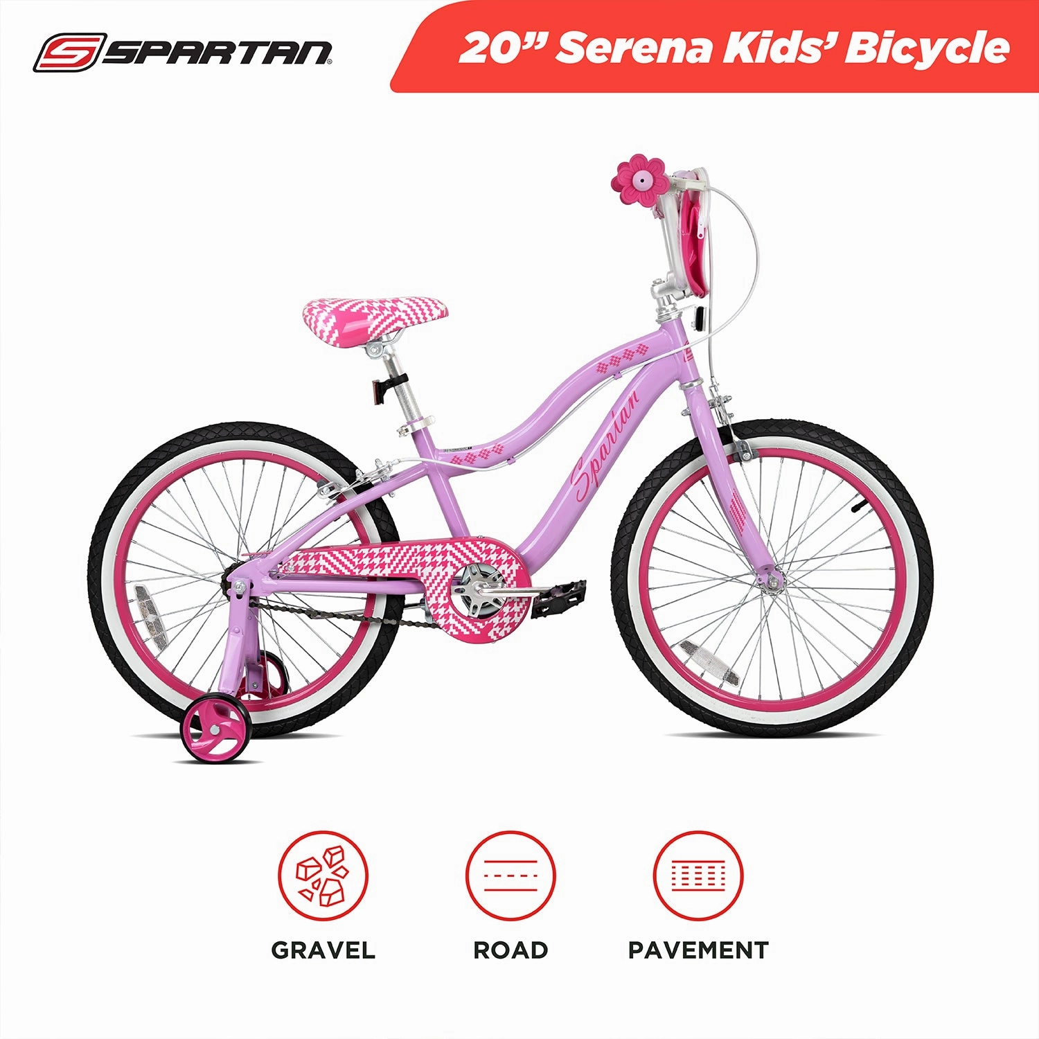 Spartan 20" Serena Bicycle w/ Training Wheels