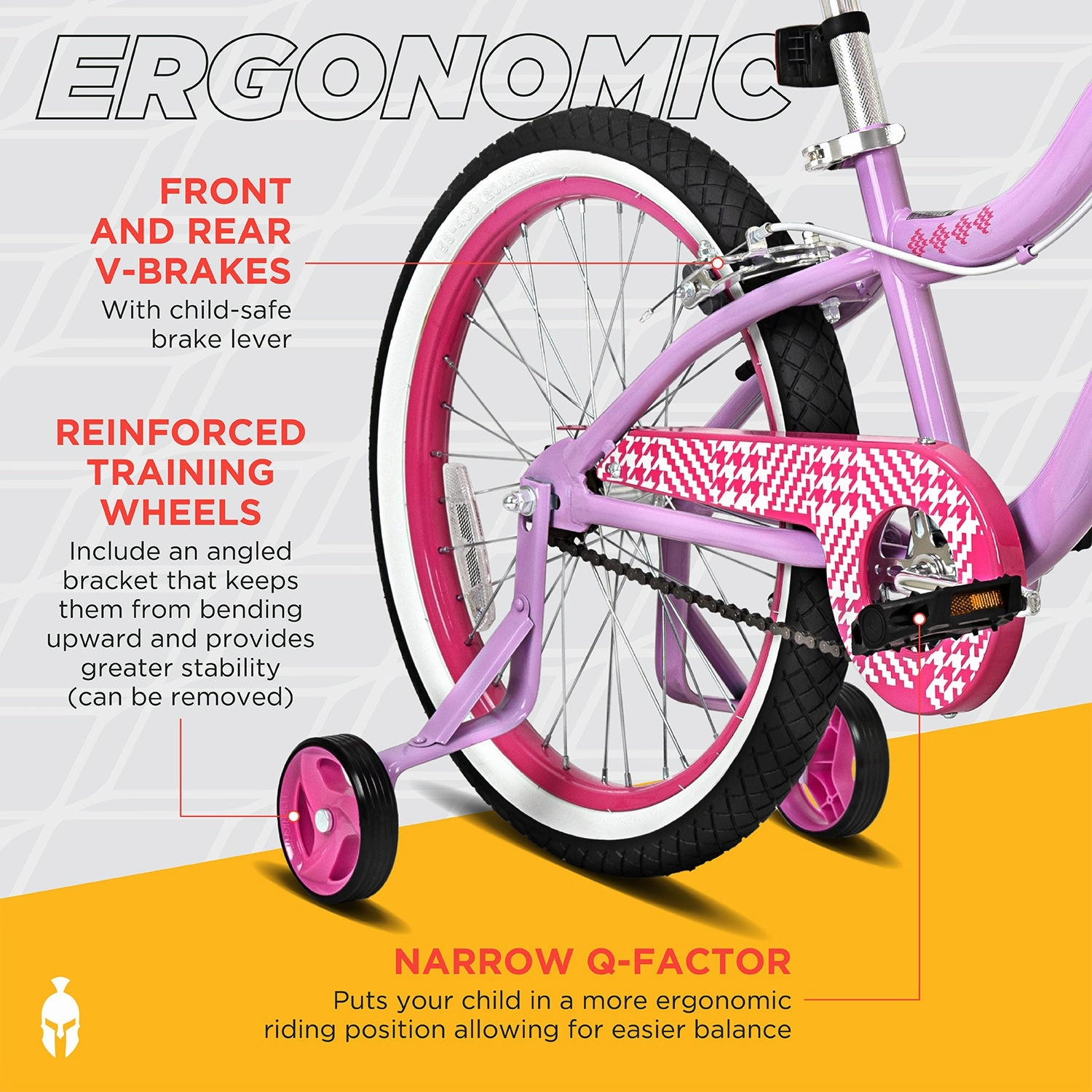 Spartan 20" Serena Bicycle w/ Training Wheels