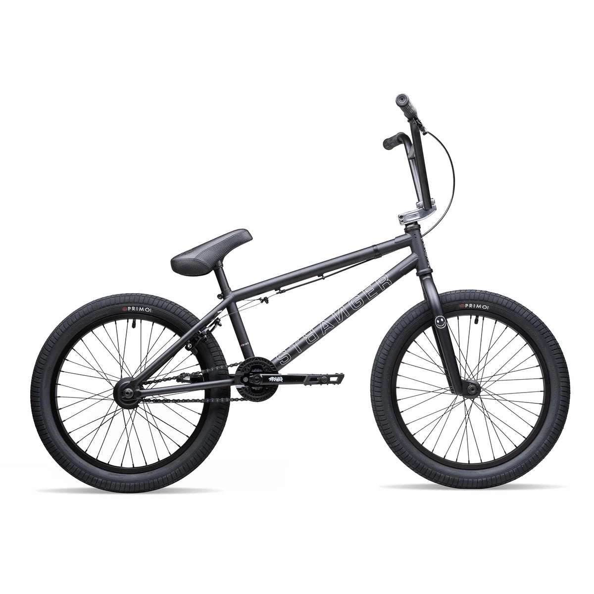 Stranger Level 20.75 Complete BMX Bike RHD Cassette - Matt Black