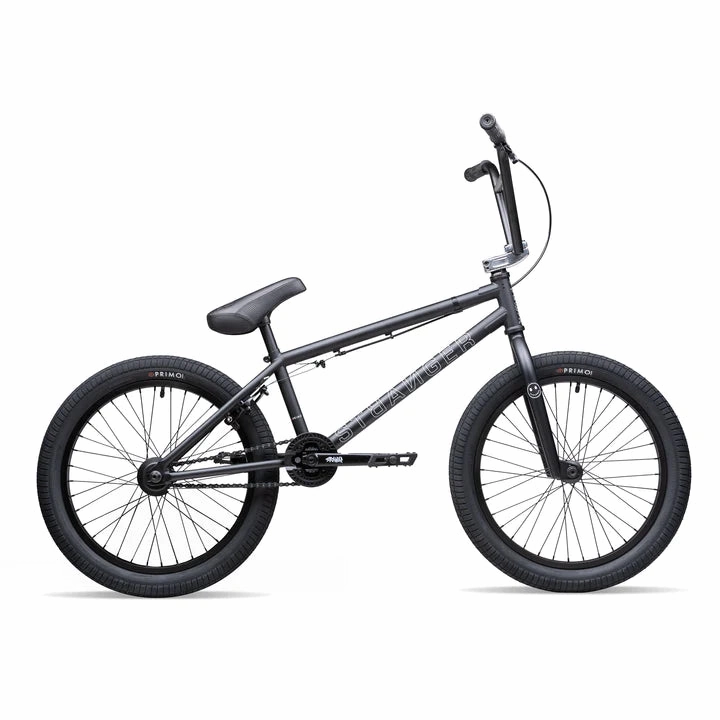 Stranger Level 20.75 Complete BMX Bike RHD Freecoaster - Matt Black