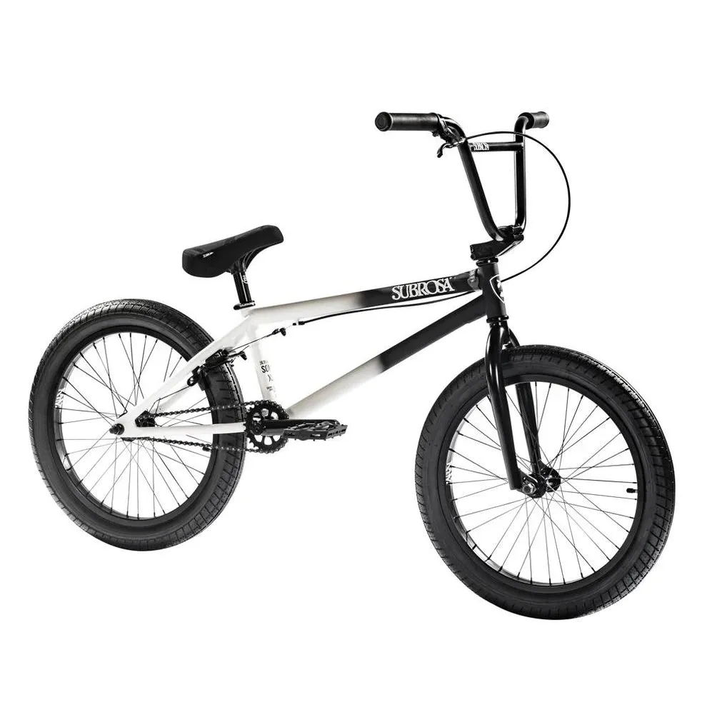 Subrosa Sono XL Complete BMX Bike - Satin White/Black Fade