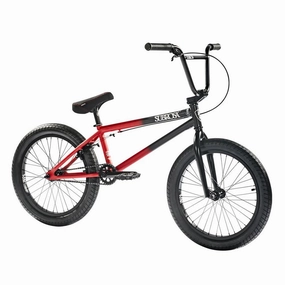 Subrosa Sono Complete BMX Bike - Satin Black/Red Fade