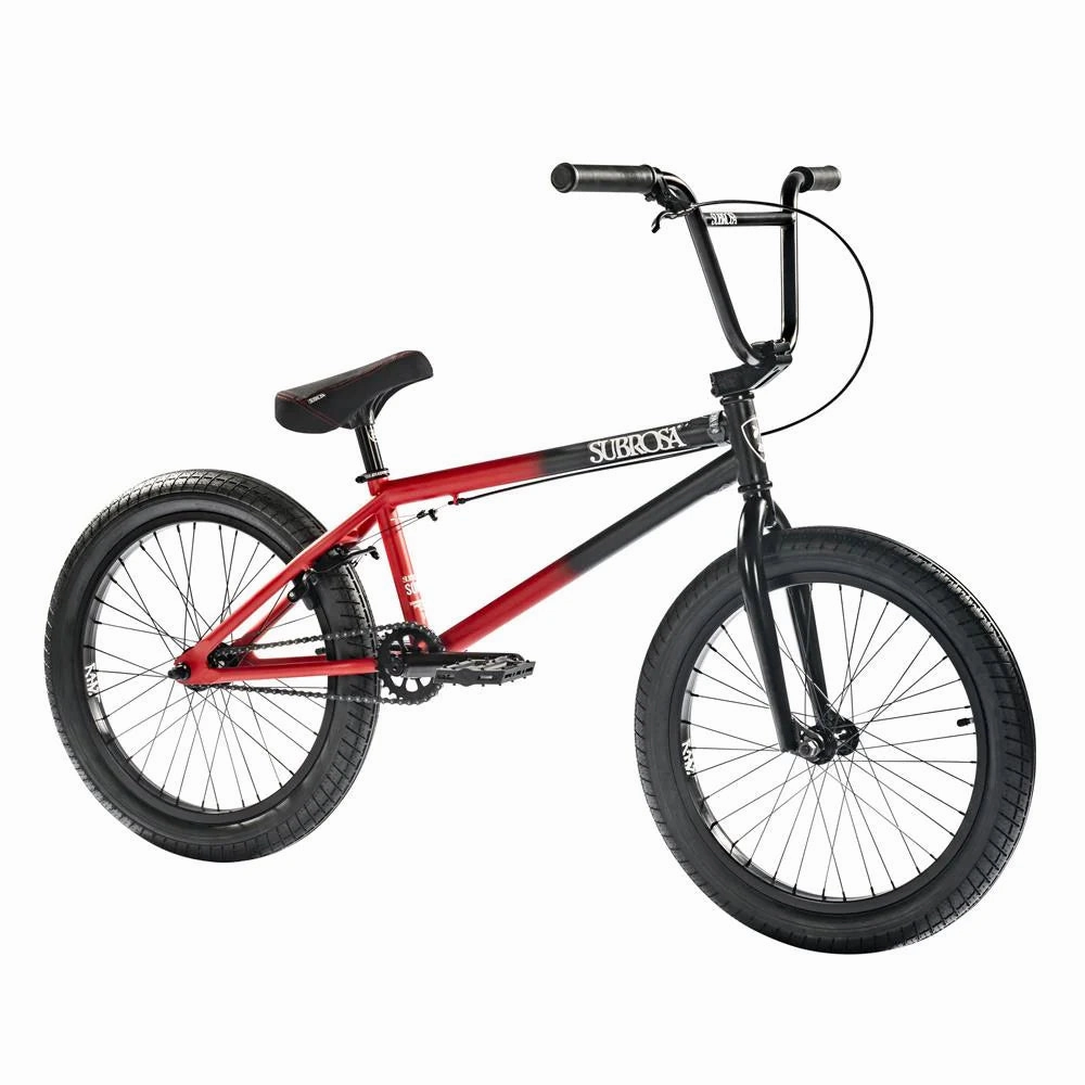 Subrosa Sono Complete BMX Bike - Satin Black/Red Fade