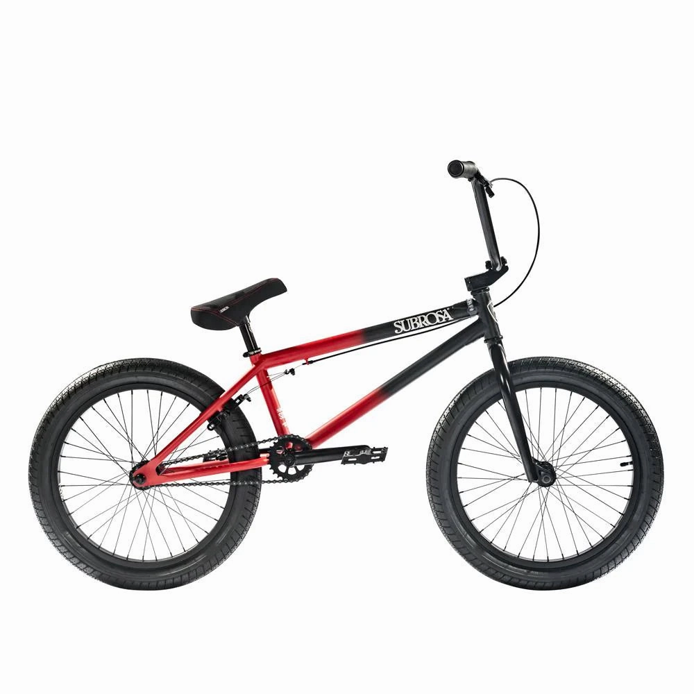 Subrosa Sono Complete BMX Bike - Satin Black/Red Fade