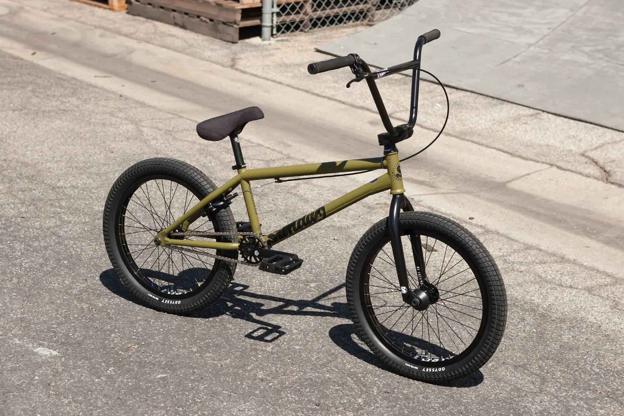 Sunday 2023 Wavelength 21 Gary Young Signature Complete BMX Bike - Matte Army Green