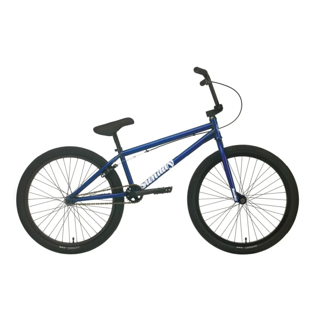 Sunday Model C 24 Complete BMX Bike - Matte Translucent Blue