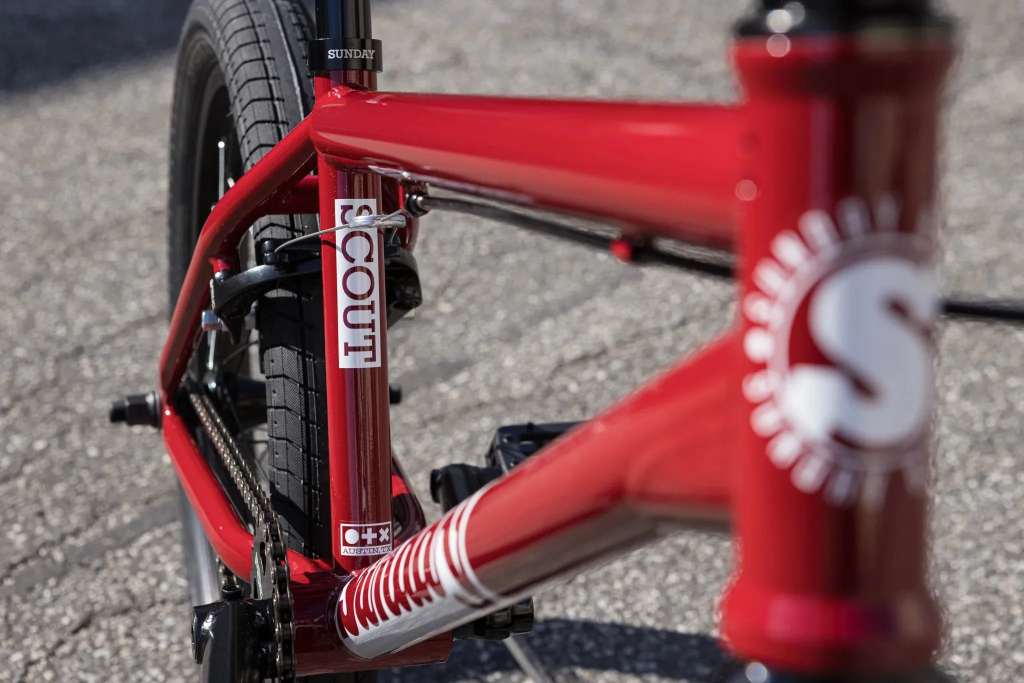 Sunday Scout 21 Complete BMX Bike - Gloss Maroon